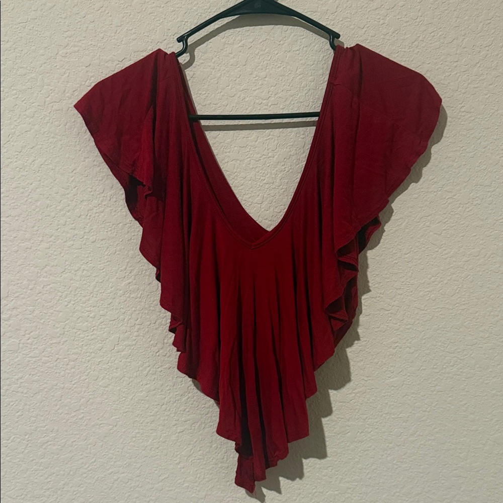Elegant Red Top